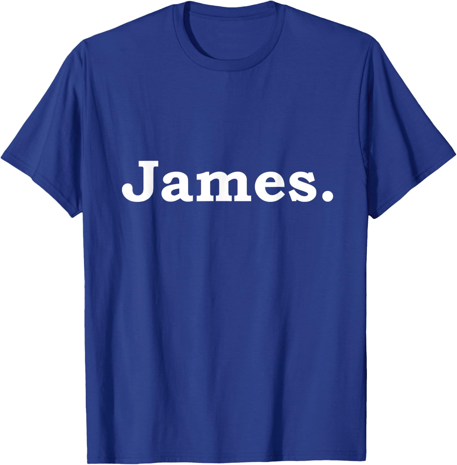 James Name Funny Gift T-Shirt - T-Shirt | Royal