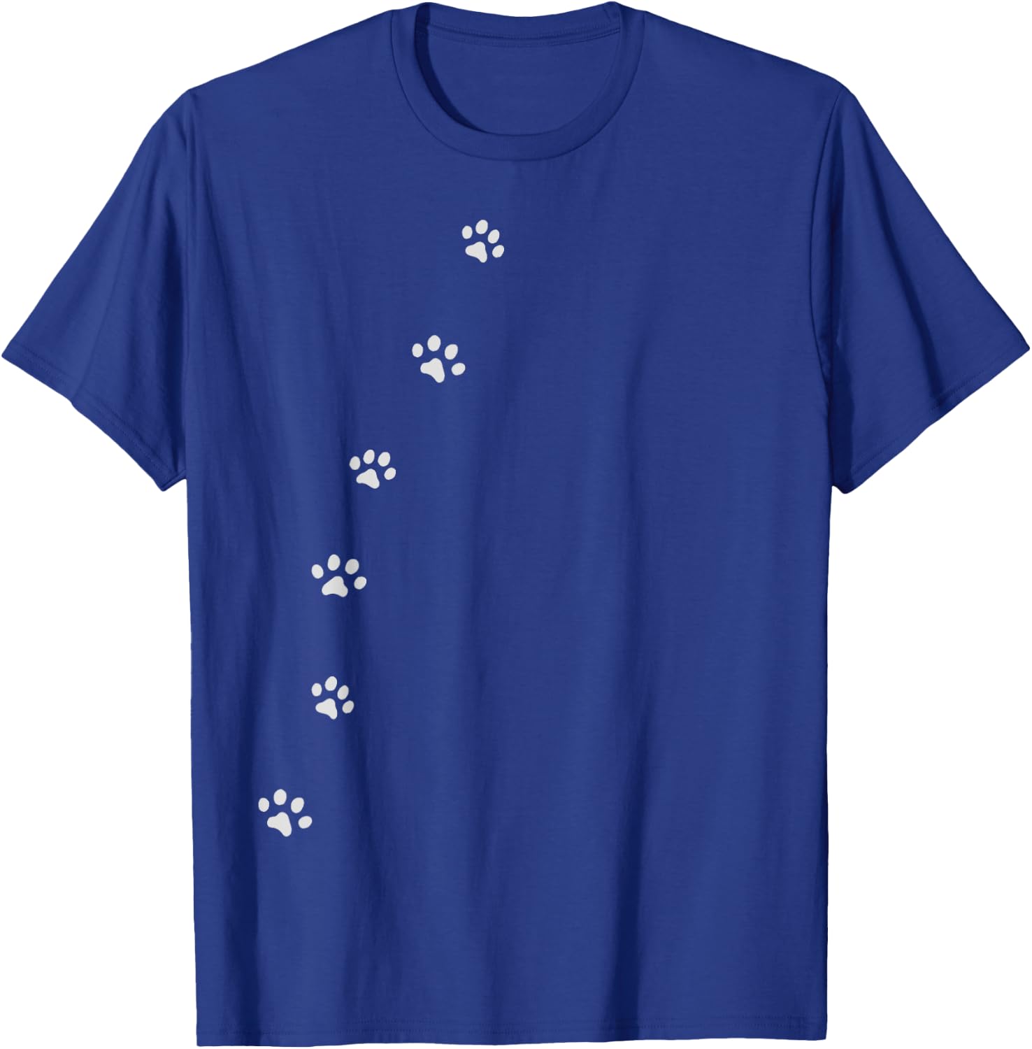 Cat Wildcat Lynx Tracks Footprints | Cool Tracking T-Shirt - T-Shirt | Royal