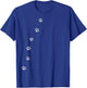 Cat Wildcat Lynx Tracks Footprints | Cool Tracking T-Shirt - T-Shirt | Royal