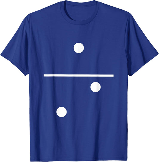 Domino 1 and 2 Matching Halloween Group Costumes 1-2 T-Shirt - T-Shirt | Royal