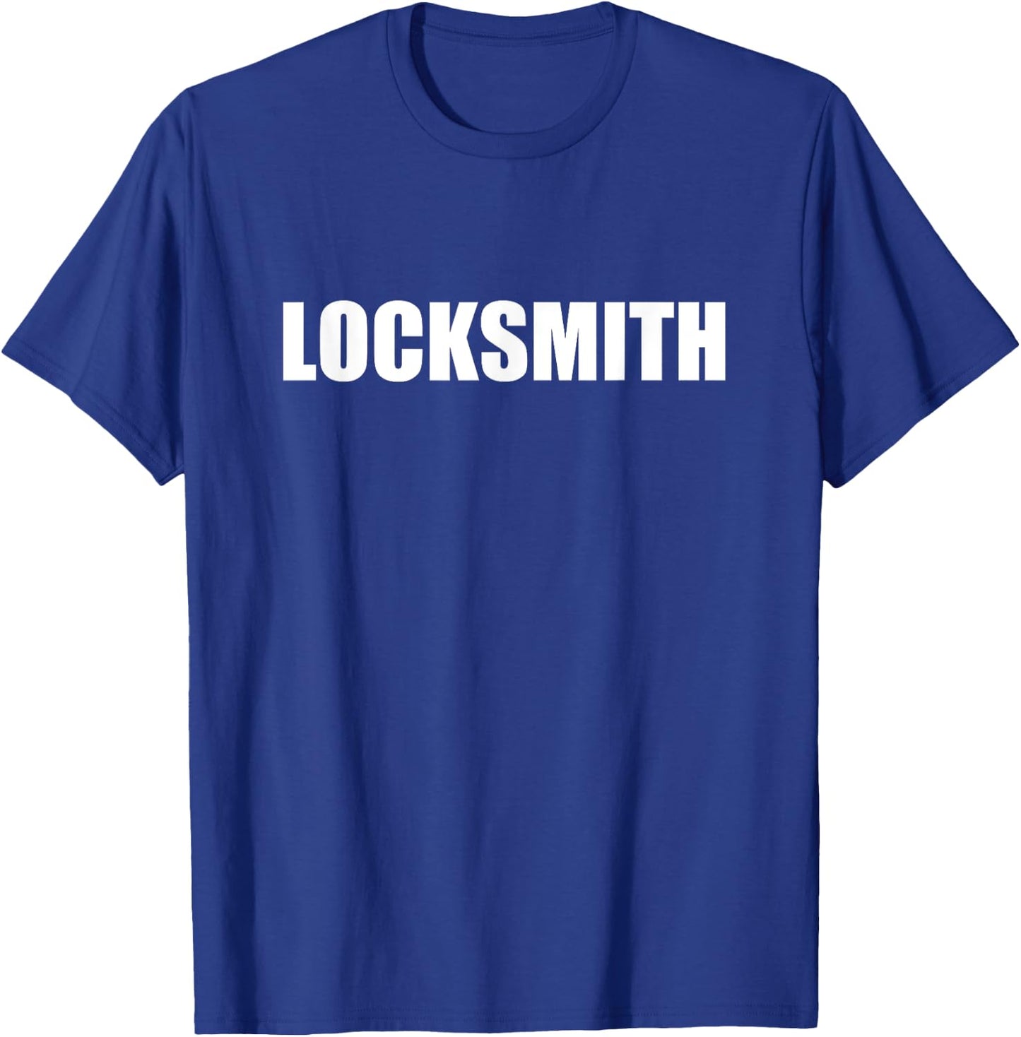 Locksmith Employees Official Uniform Work T-Shirt - T-Shirt | Royal