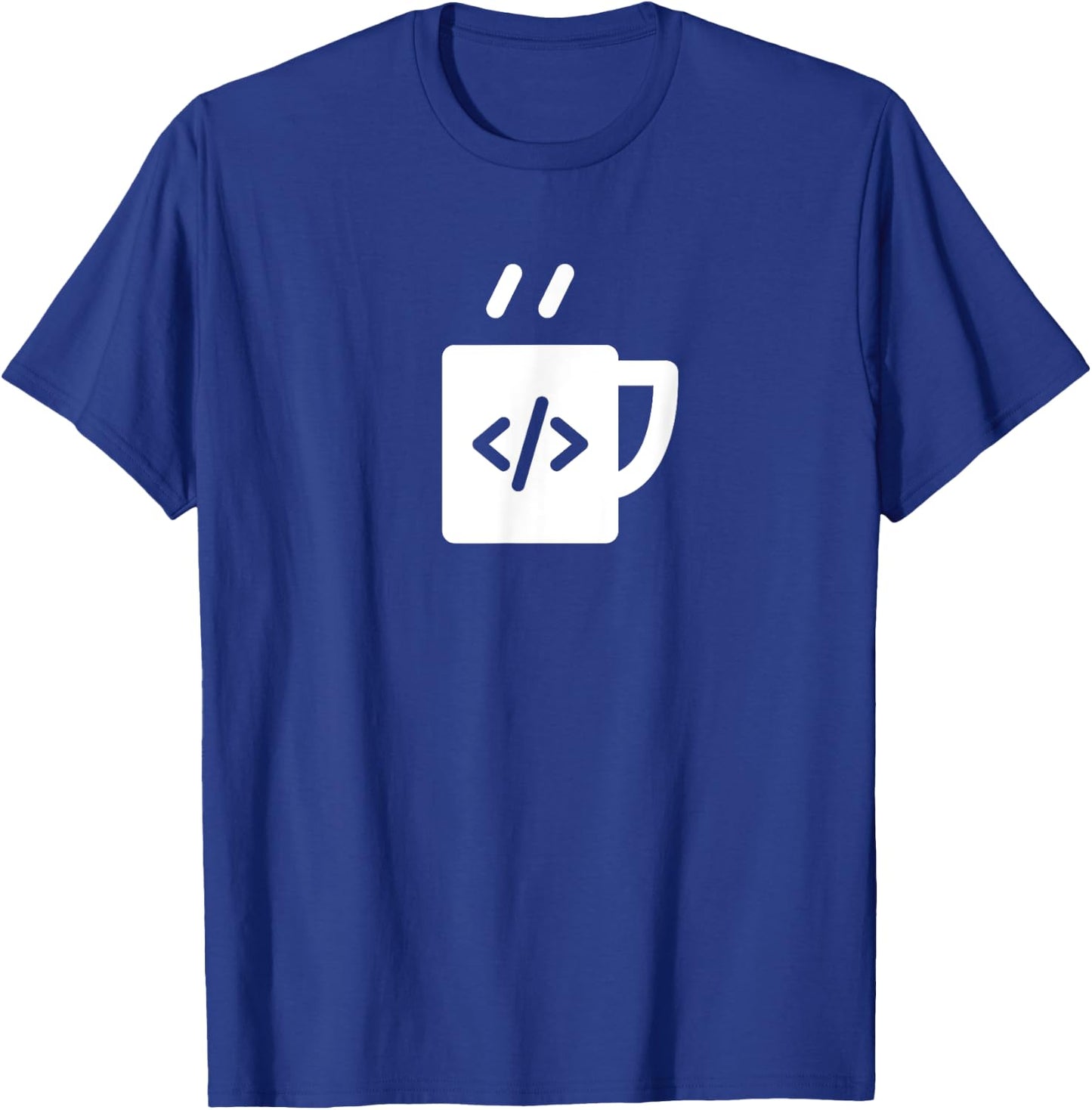 Front-end & Back-end Co JavaScript Code Coffee Developer Programmer T-Shirt - T-Shirt | Royal