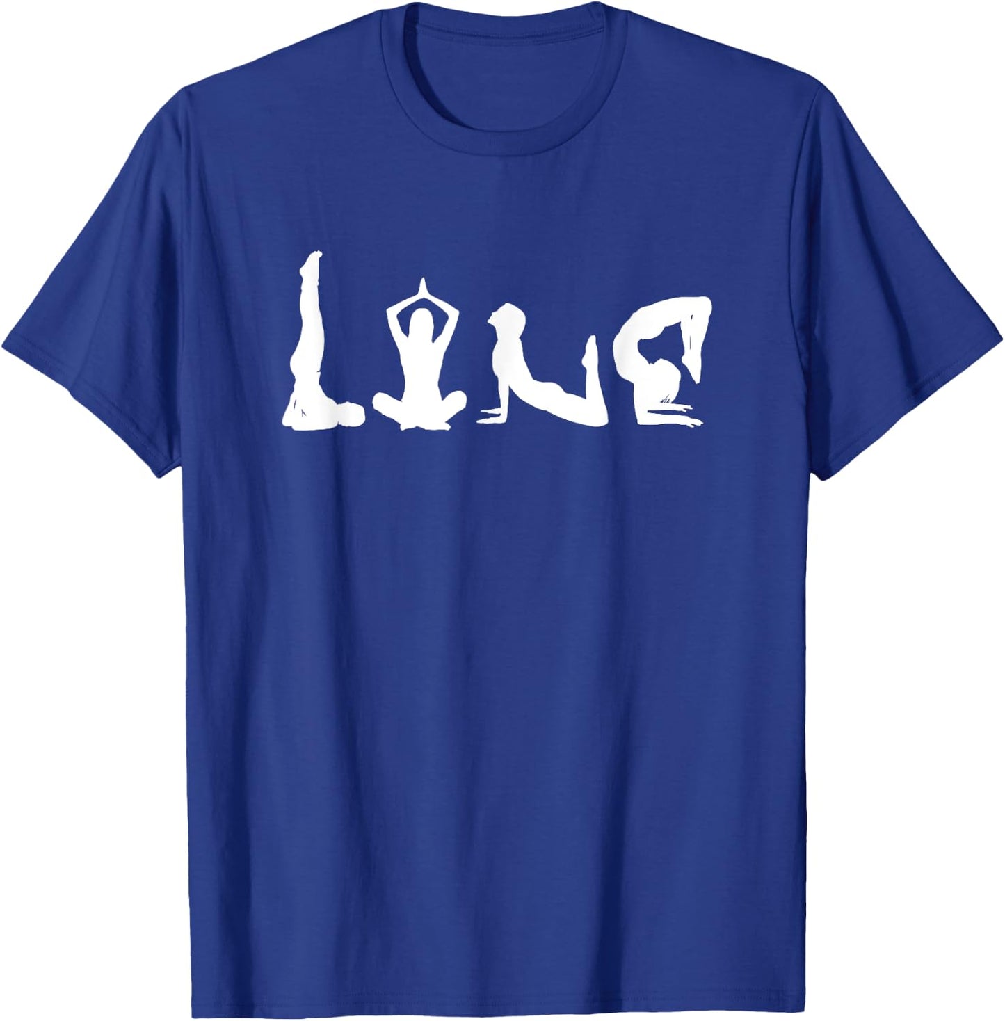 Yoga Love Pose Shirt Gift Yoga Lover T-Shirt - T-Shirt | Royal
