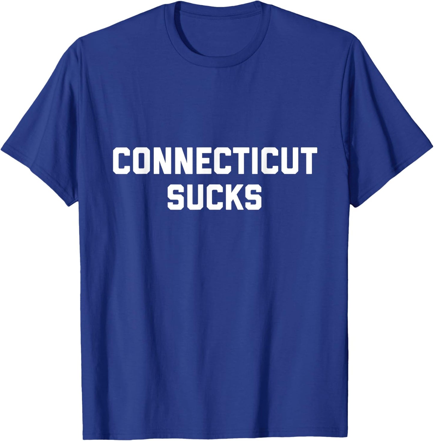 Connecticut Sucks T-Shirt - T-Shirt | Royal