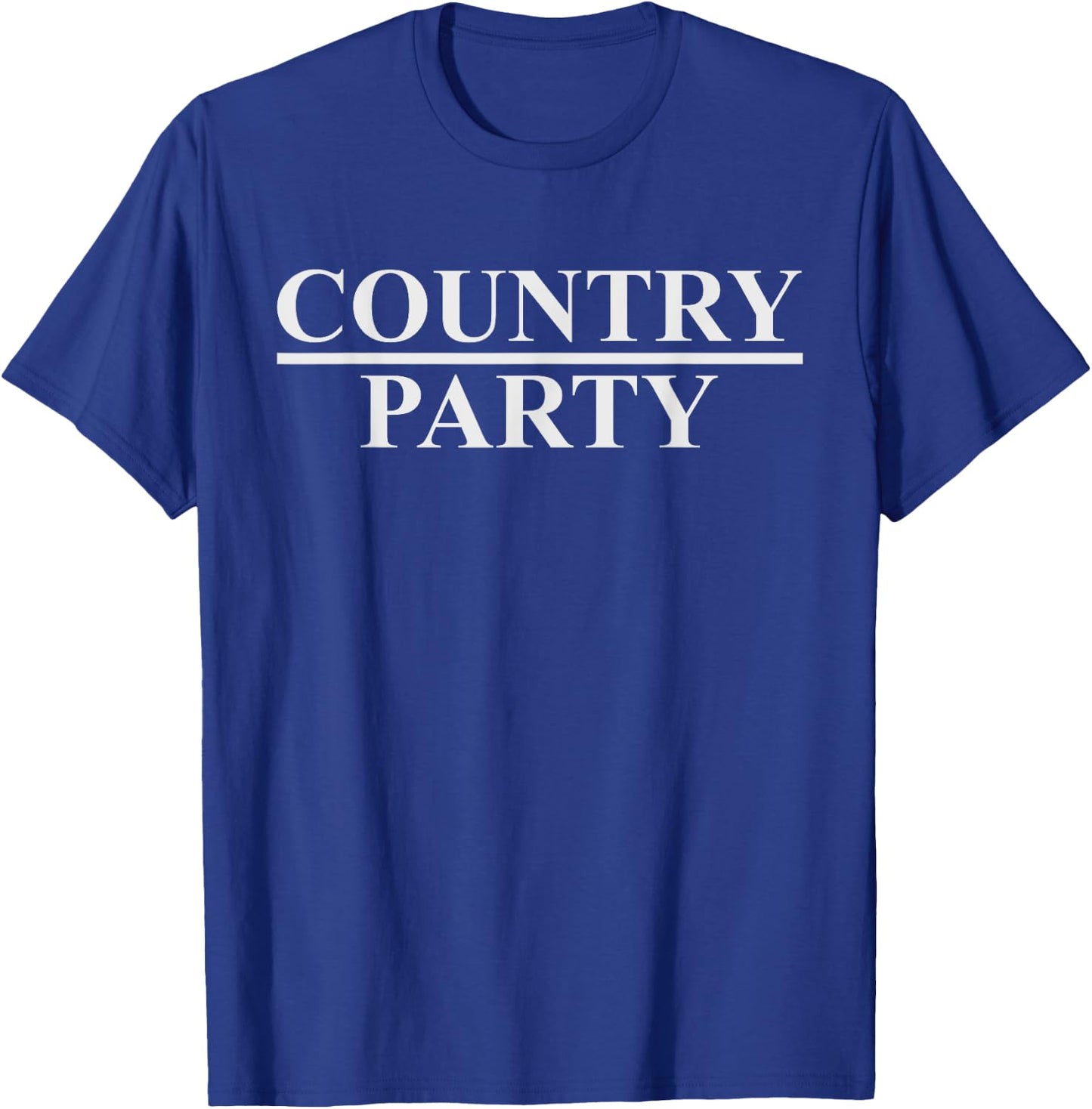 Country Over Party a non Political Reminder to Vote T-Shirt - T-Shirt | Royal
