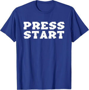 Press Start T-Shirt - T-Shirt | Royal