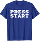 Press Start T-Shirt - T-Shirt | Royal