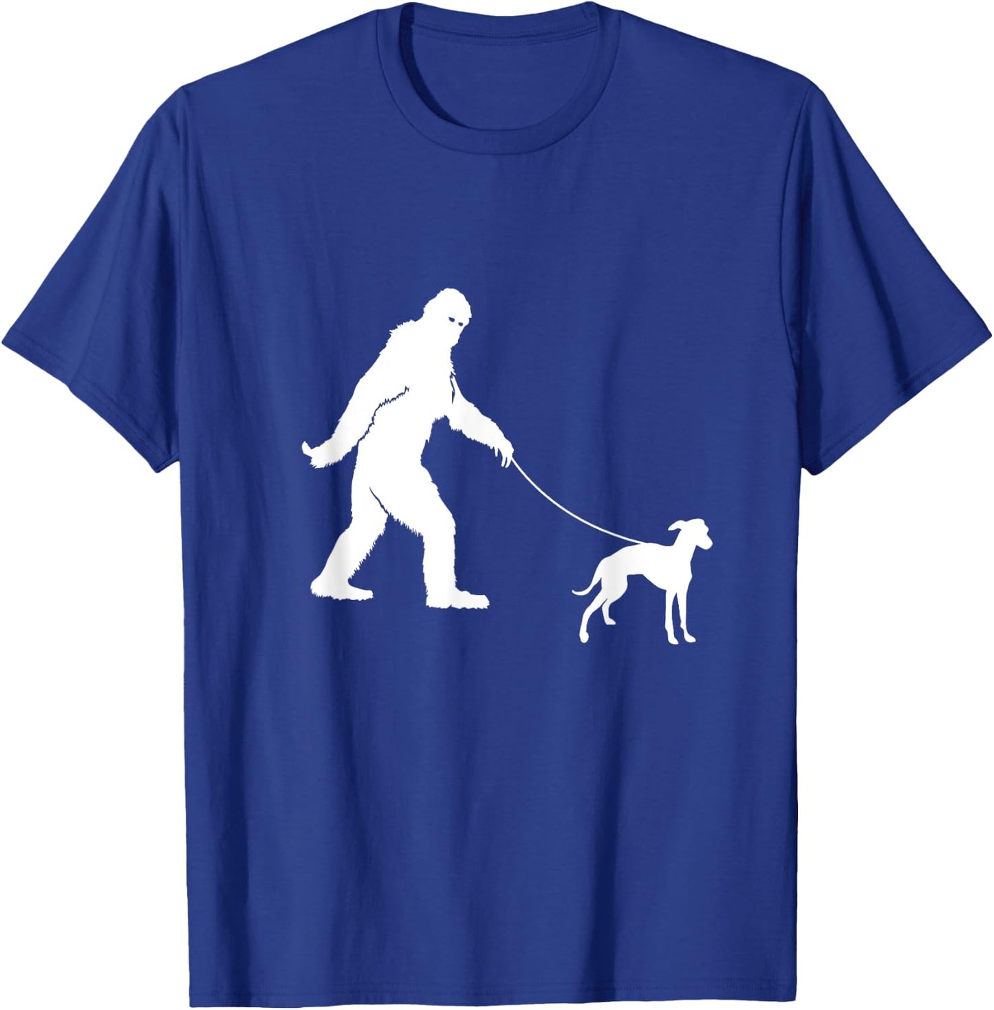 Bigfoot Fun Italian Greyhound Shirt Funny Sasquatch Dog Gift T-Shirt - T-Shirt | Royal