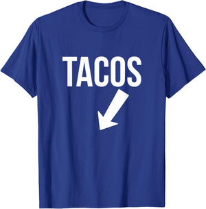 Tacos Pregnancy Announcement Matching With Baby T-Shirt - T-Shirt | Royal