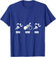 Run Bike Run Duathlon T-Shirt - T-Shirt | Royal