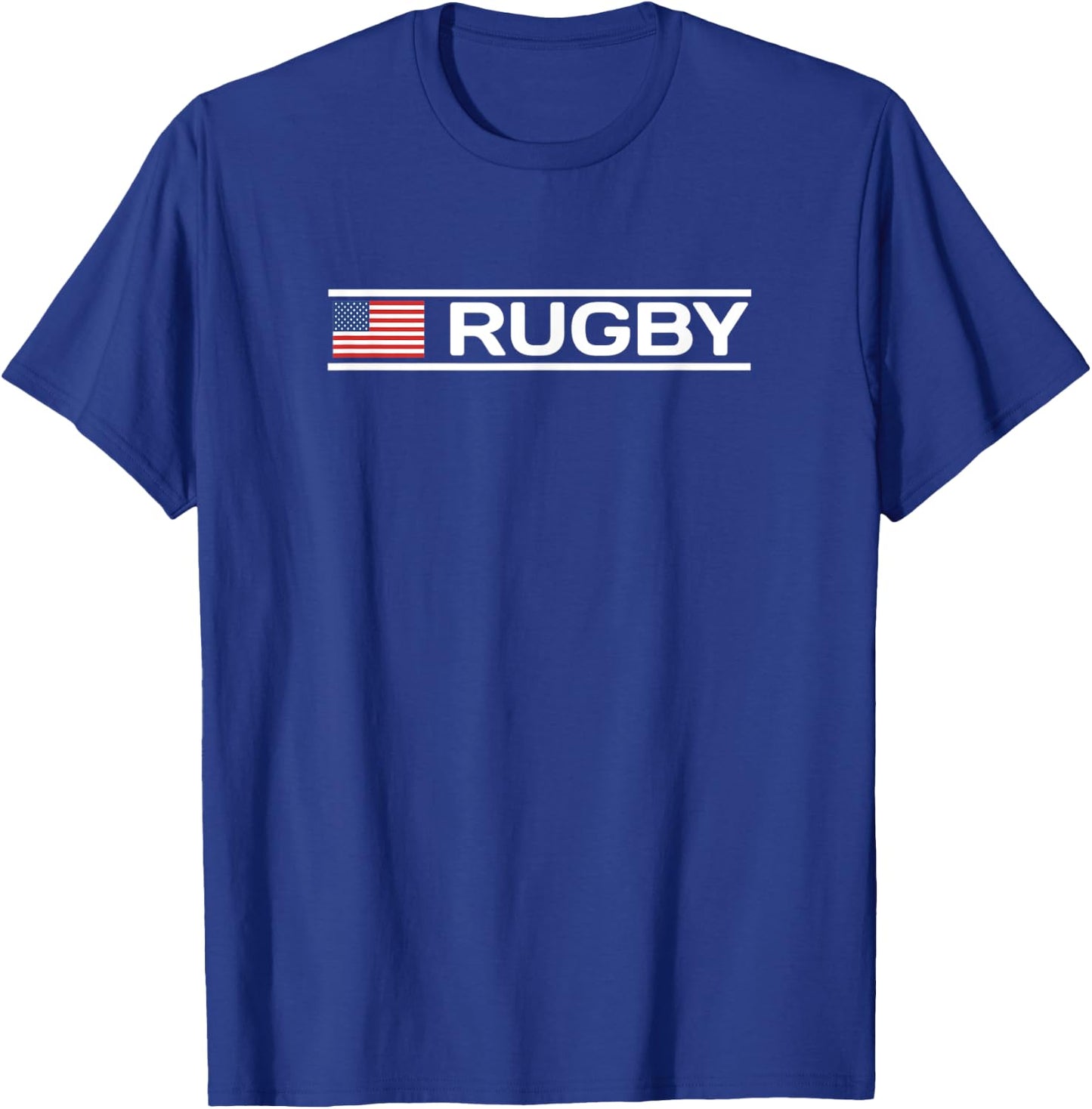 USA Flag Rugby T-Shirt - T-Shirt | Royal