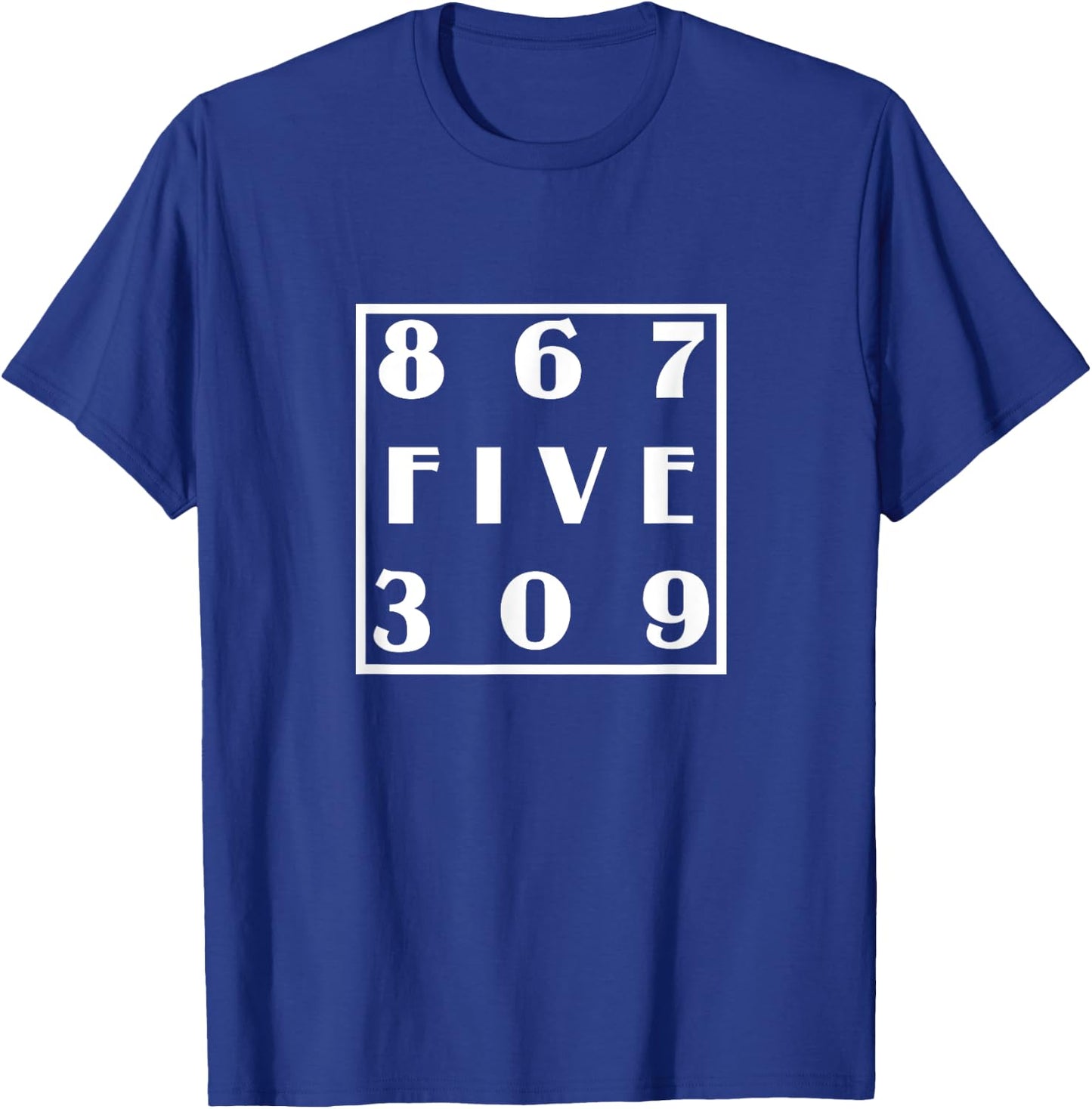 8675309 80s Pop Song T-Shirt - T-Shirt | Royal