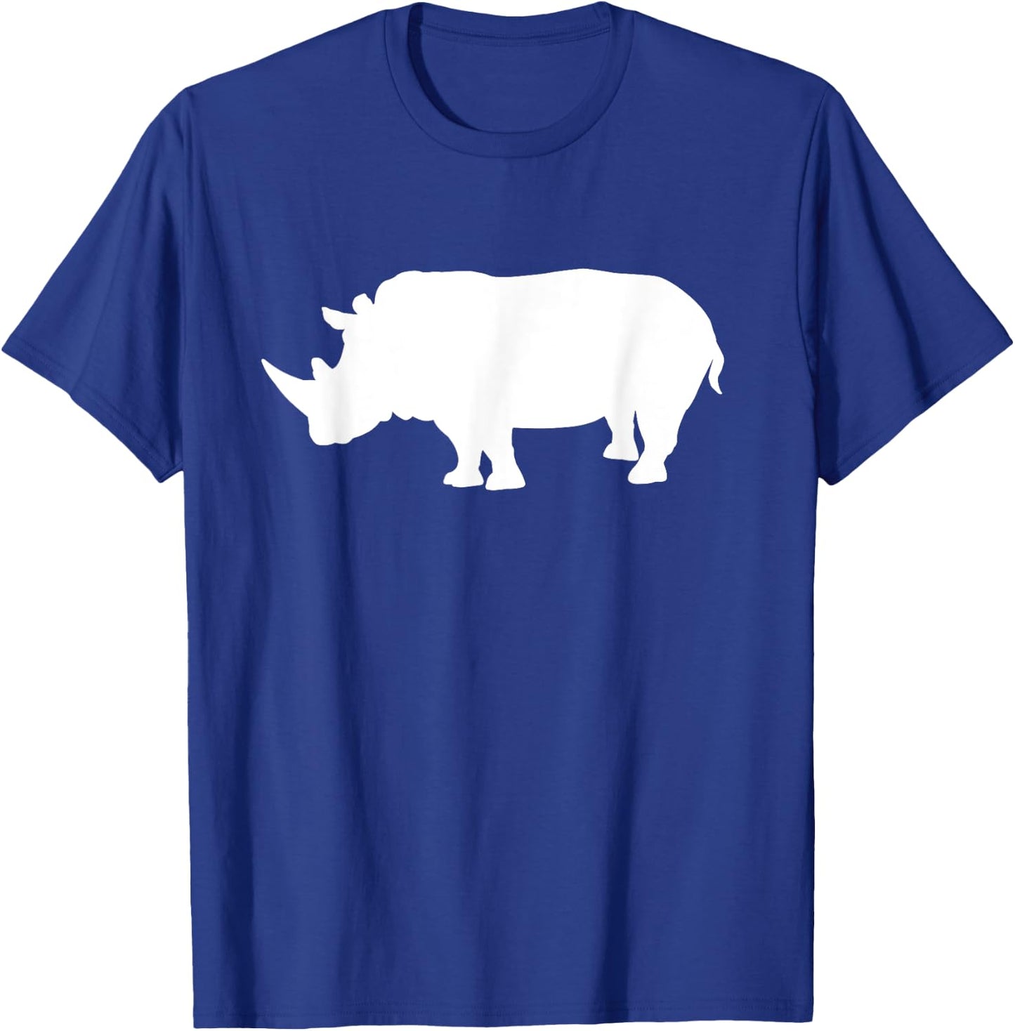 Rhino Shirt White Print - Rhino T Shirt T-Shirt - T-Shirt | Royal