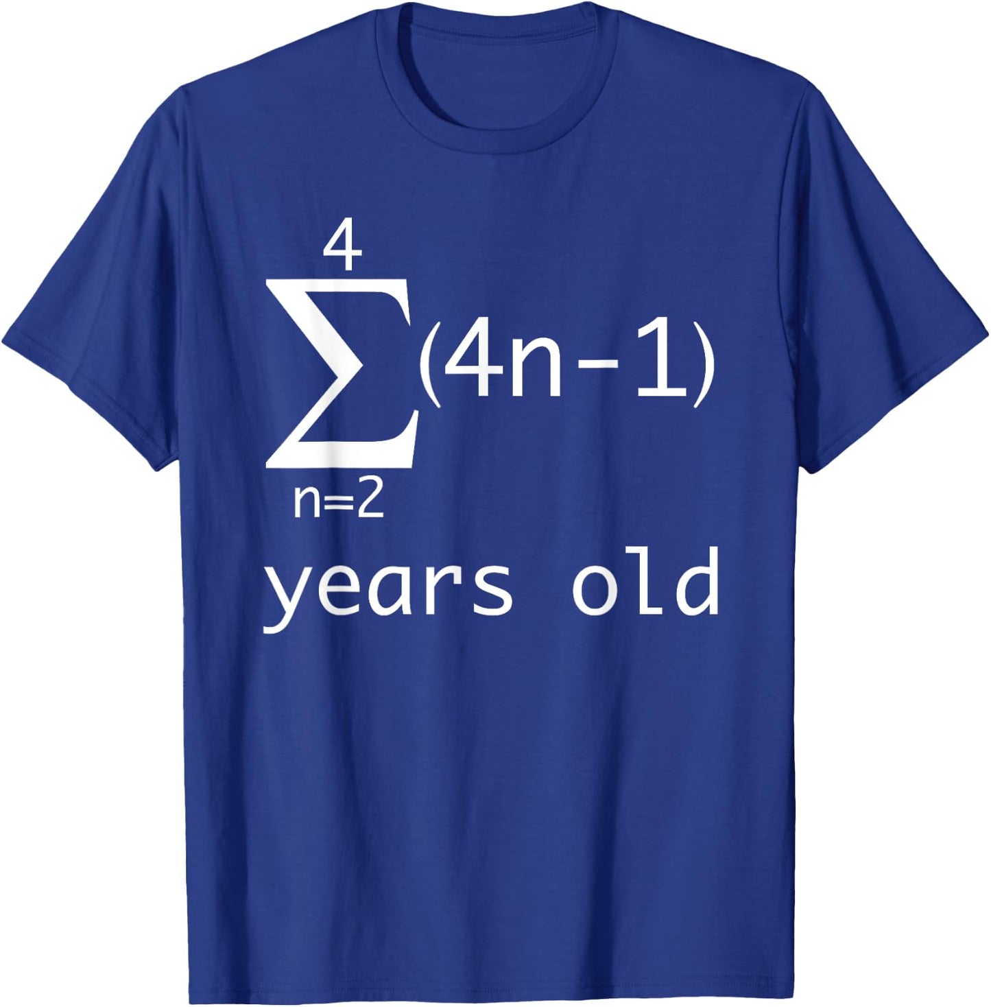 Funny Math Geek Shirt-33rd Birthday 33 Years Old Math Lovers T-Shirt - T-Shirt | Royal