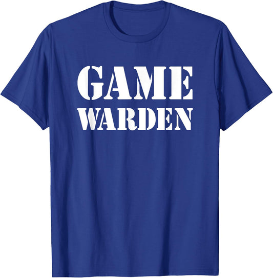 Game Warden Shirt Halloween Costume T-Shirt - T-Shirt | Royal