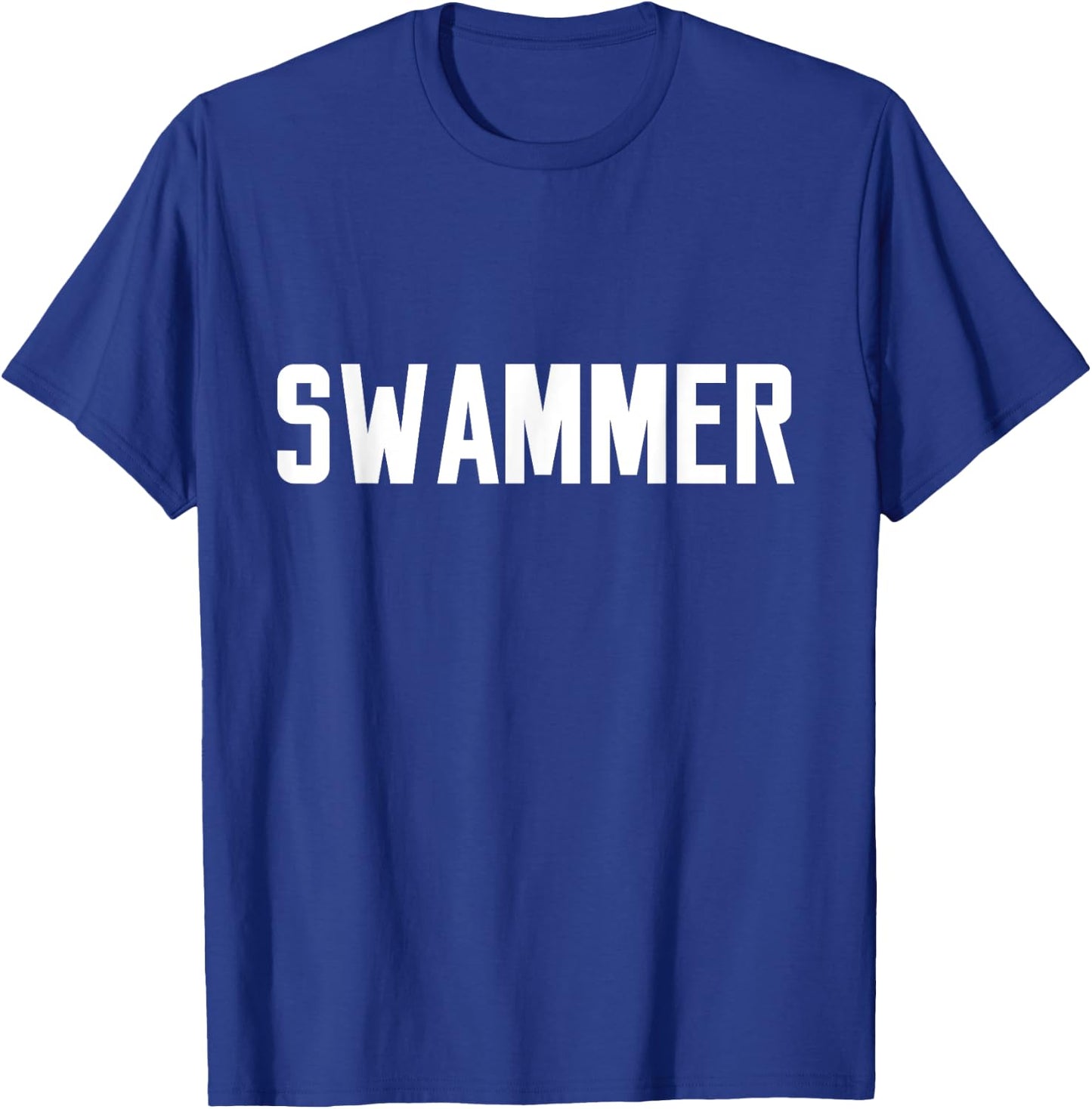 Funny Swammer Swim Swimmer Team Retired Swam T-Shirt - T-Shirt | Royal