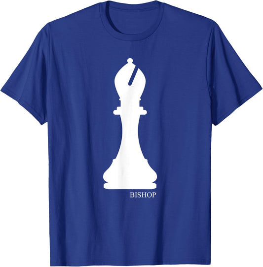 Bishop Chess Piece Group Costume Chess Club Chess Board T-Shirt - T-Shirt | Royal