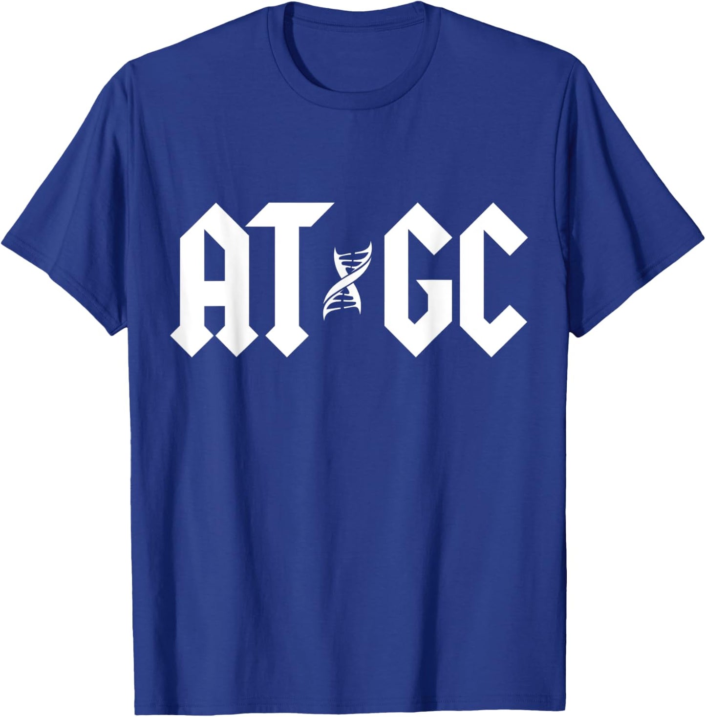Funny Science Teacher ATGC DNA T-Shirt - T-Shirt | Royal
