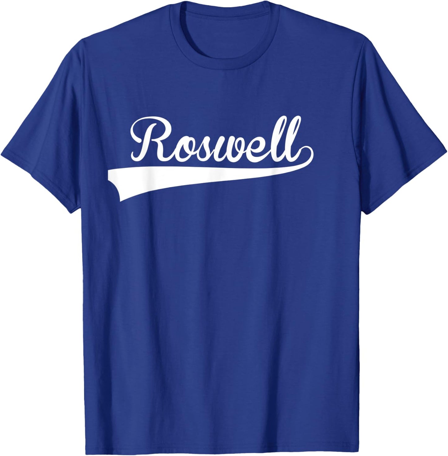 ROSWELL Baseball Styled Jersey Shirt Softball T-Shirt - T-Shirt | Royal