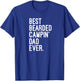 The Best Bearded Camping Dad Ever Camping Life T-Shirt - T-Shirt | Royal