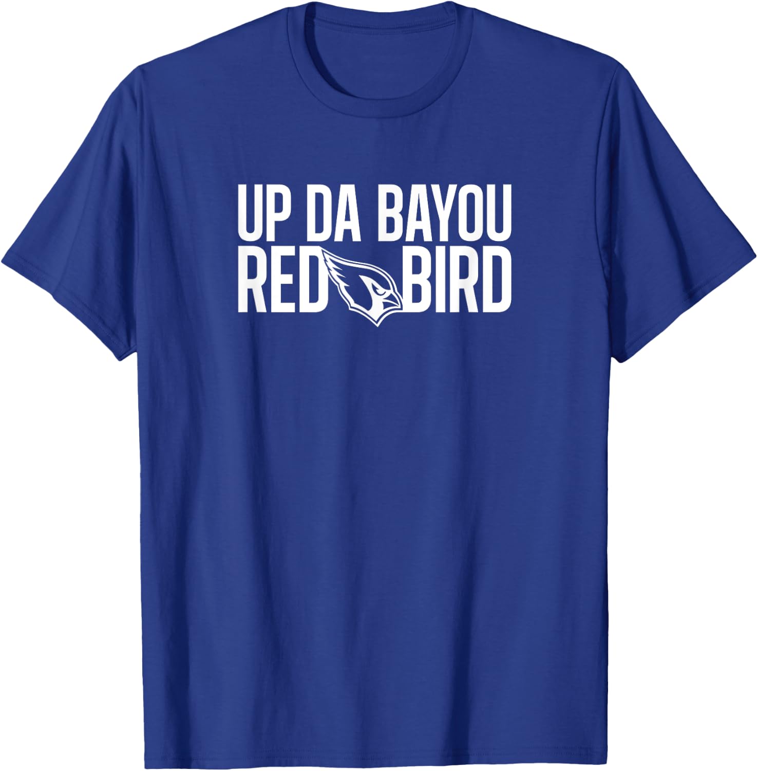 Up Da Bayou Red Bird T-Shirt - T-Shirt | Royal