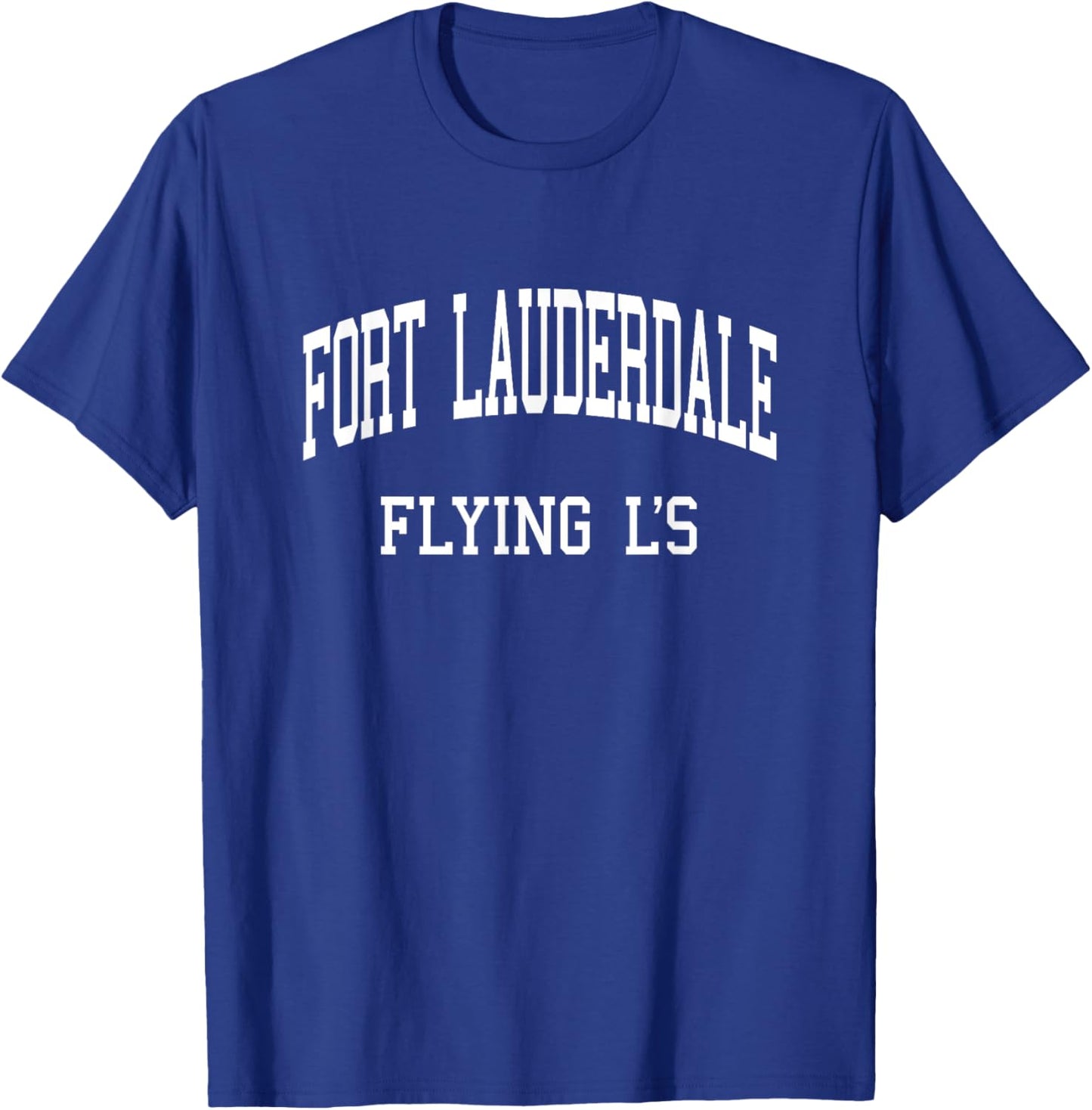 Fort Lauderdale High School HS Fort Lauderdale FL Retro SPOR T-Shirt - T-Shirt | Royal