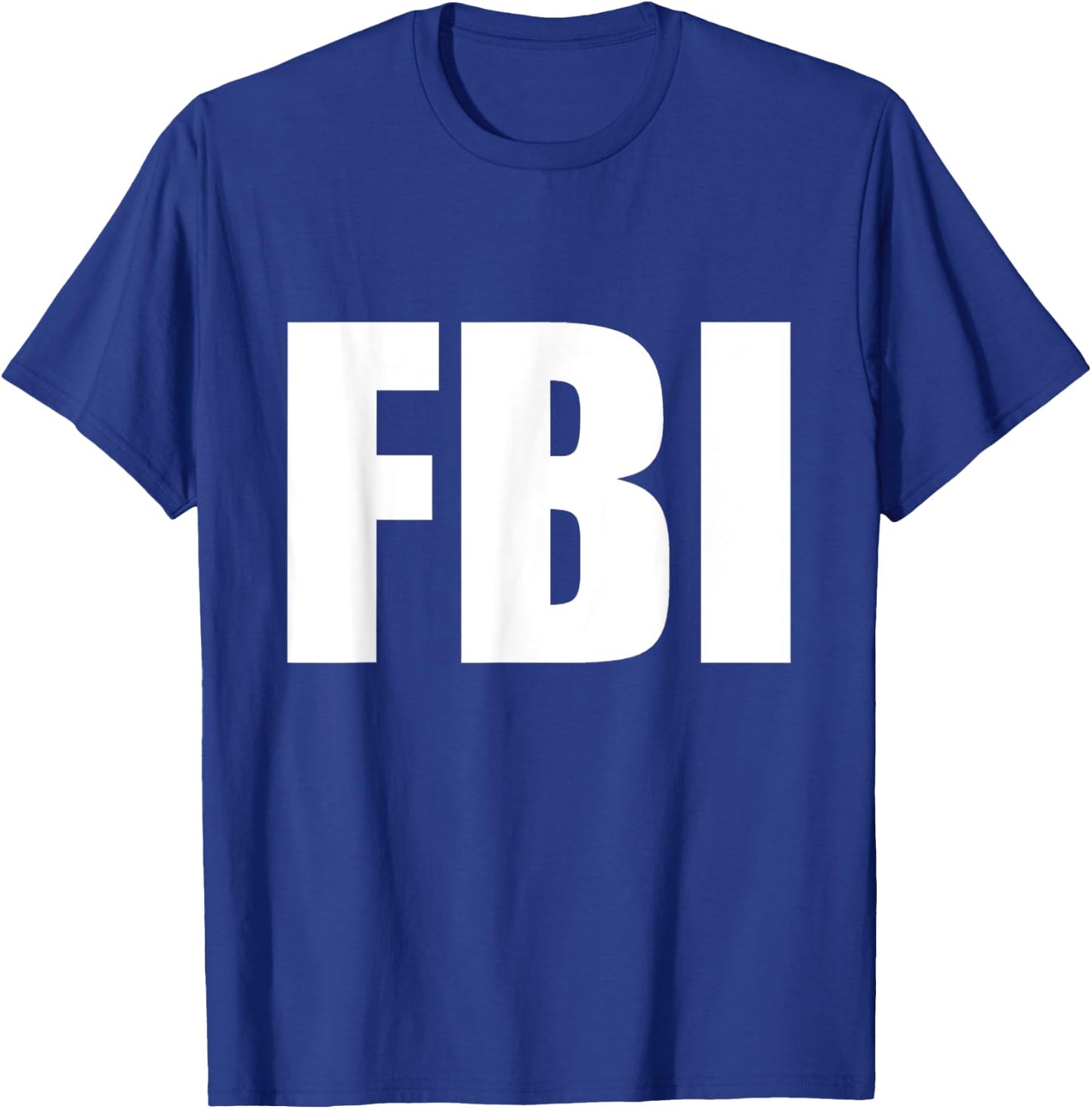 FBI Replica Agent Inspector Funny Halloween Costume T-Shirt - T-Shirt | Royal