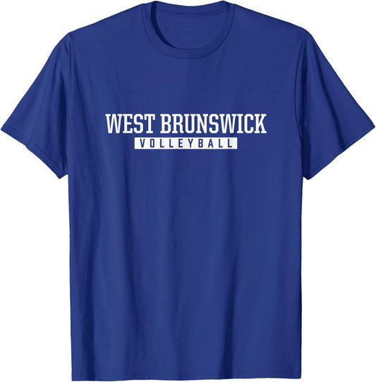 West Brunswick High School Volleyball T-Shirt - T-Shirt | Royal
