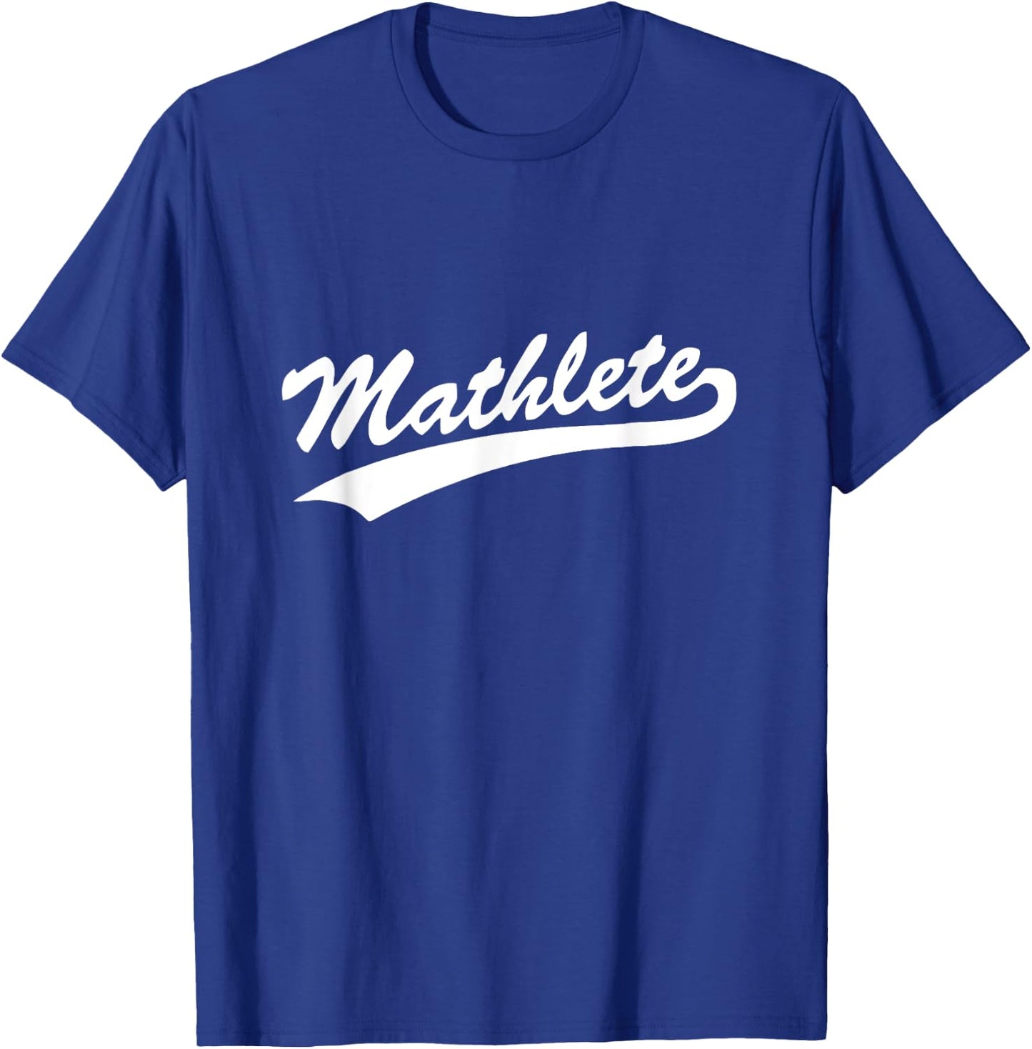 Cool Math "Mathlete" - Flex Your Math Pecs! T-Shirt - T-Shirt | Royal