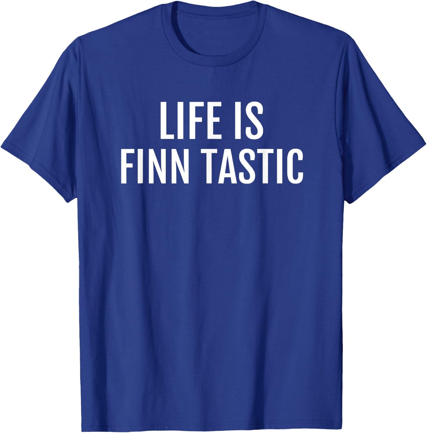 Funny Finnish Finland Quote Shirt | Lie is FINN Tastic T-Shirt - T-Shirt | Royal