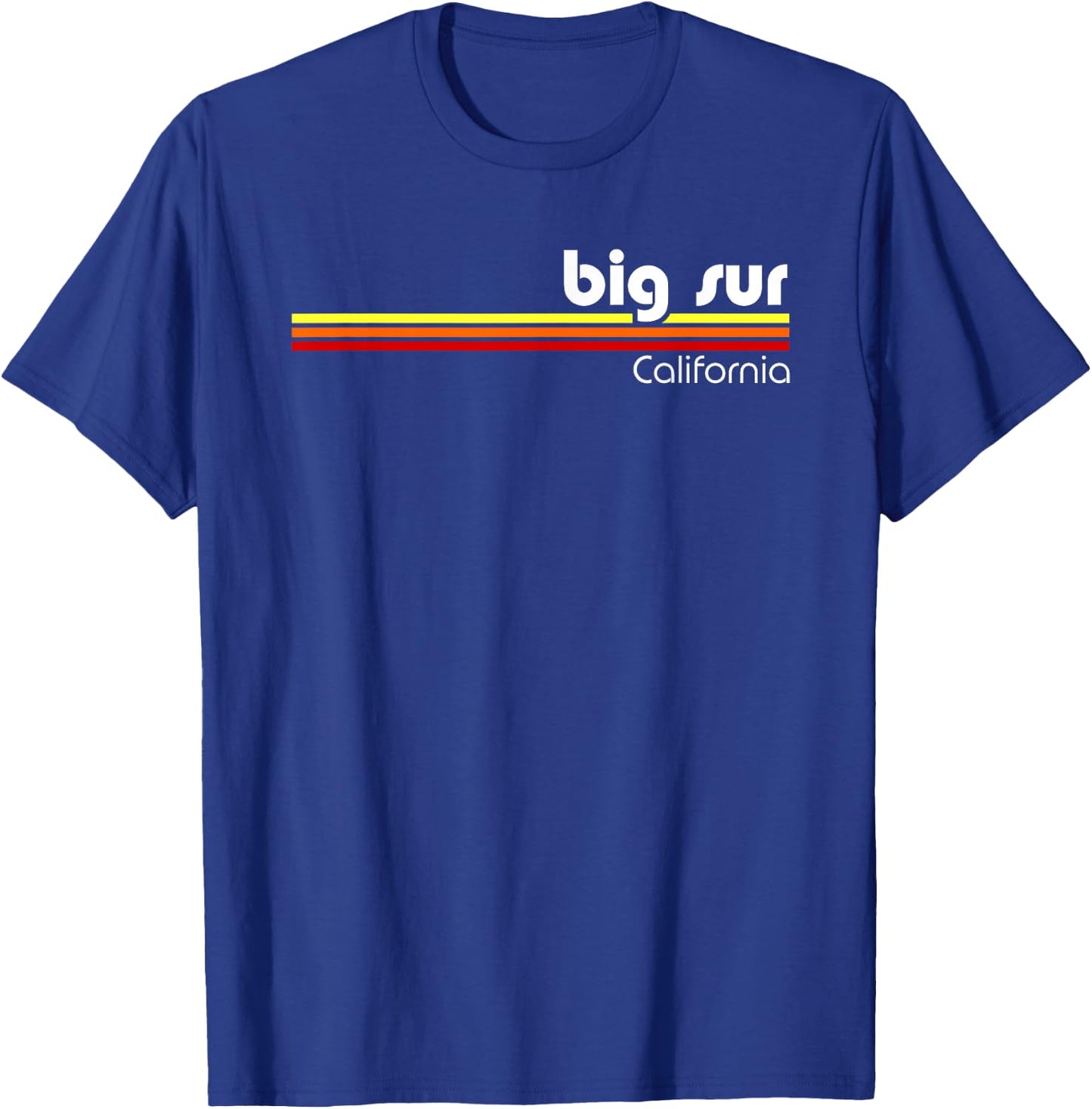 Big Sur California Retro T-Shirt - T-Shirt | Royal