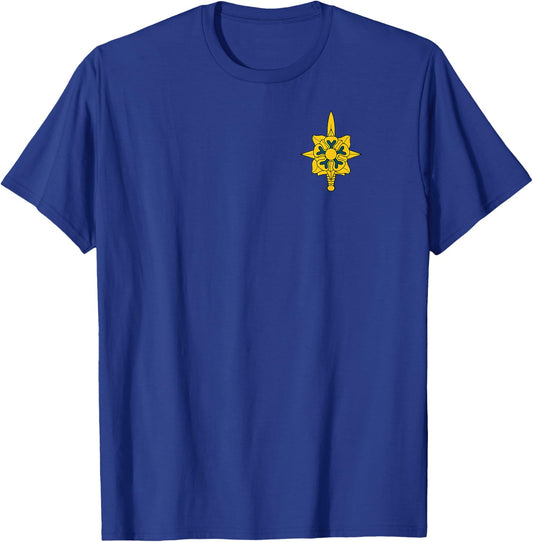 US Army Branch - Military Intelligence Corps - MI T-Shirt - T-Shirt | Royal