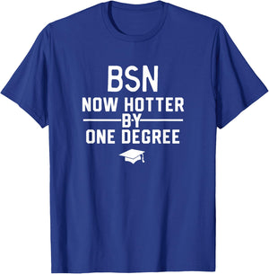 Funny BSN Nurse Graduation Shirt Gift BSN Degree T-Shirt - T-Shirt | Royal