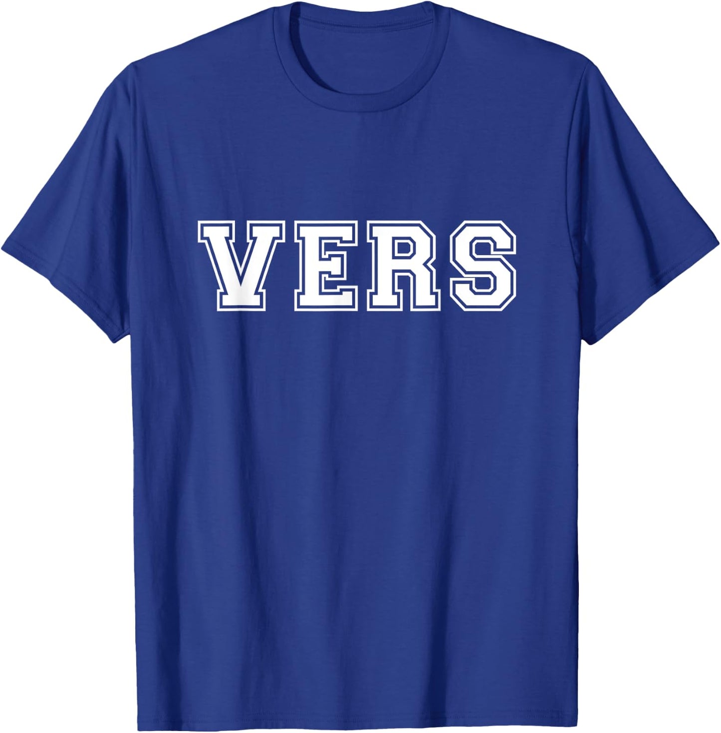 Gay Vers College Jock Varsity Style Funny Gay T-Shirt - T-Shirt | Royal