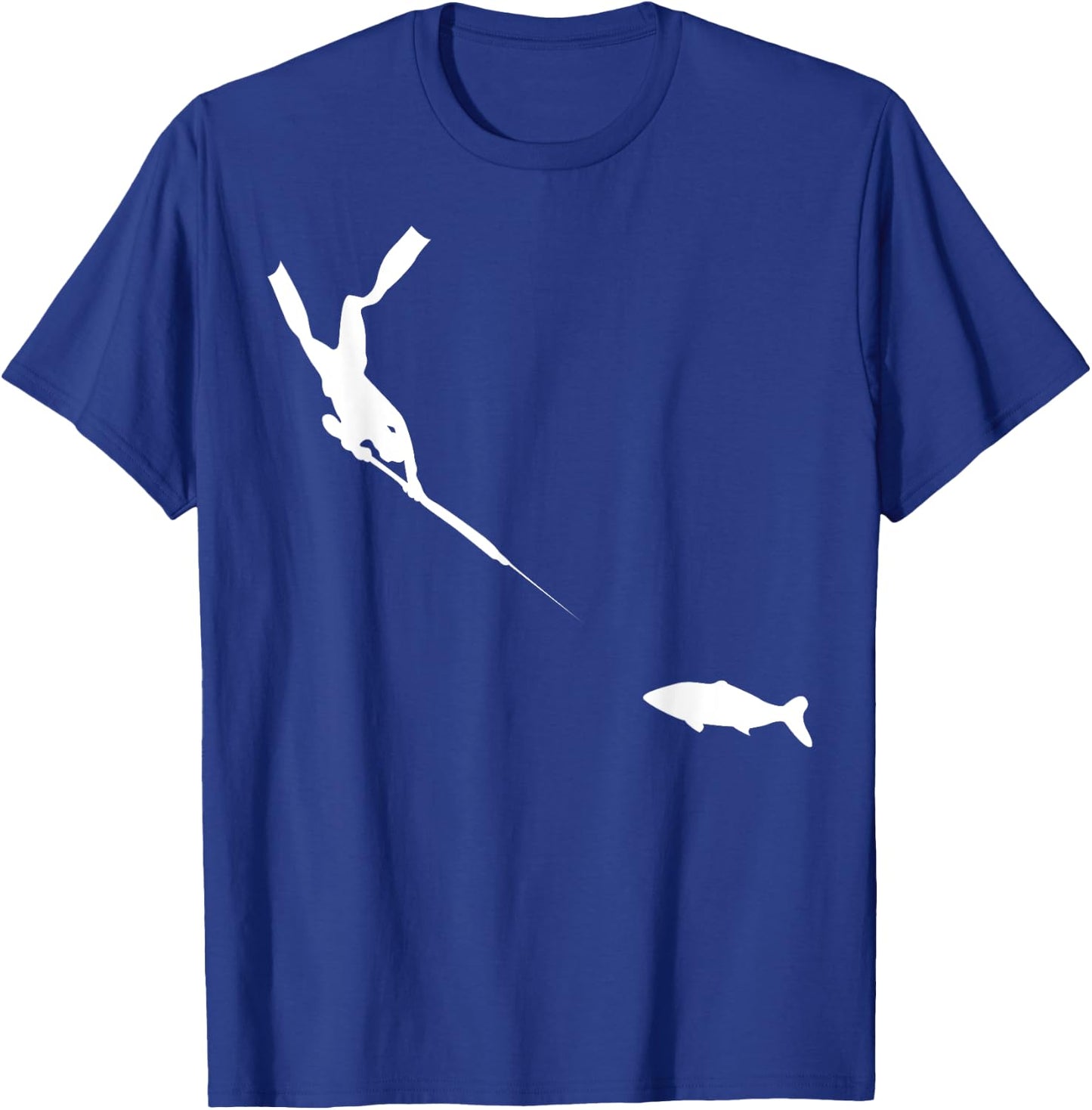 Spearfishing FreeDiver Fish Hunting T-Shirt - T-Shirt | Royal