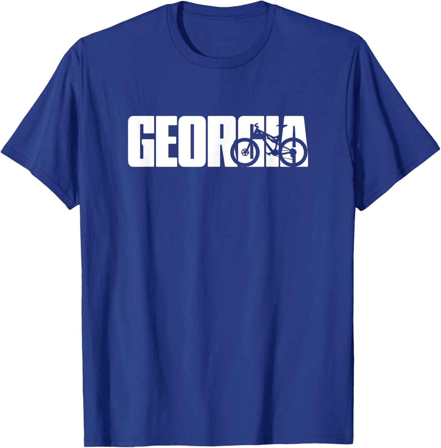 Mountain Bike Georgia - GA MTB T-Shirt - T-Shirt | Royal