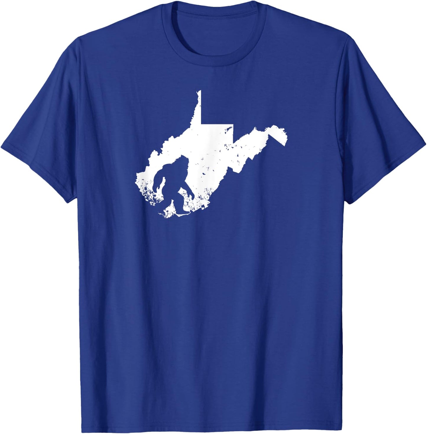 Bigfoot Sasquatch Sighted In State Of West Virginia Bigfoot T-Shirt - T-Shirt | Royal
