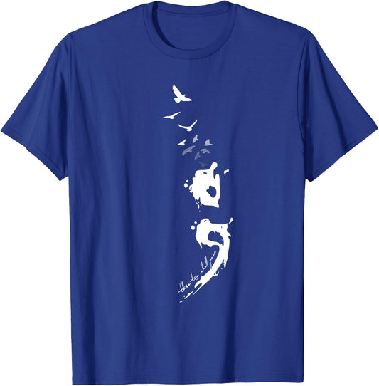 This Too Shall Pass Mental Health Matters Semicolon T-Shirt - T-Shirt | Royal
