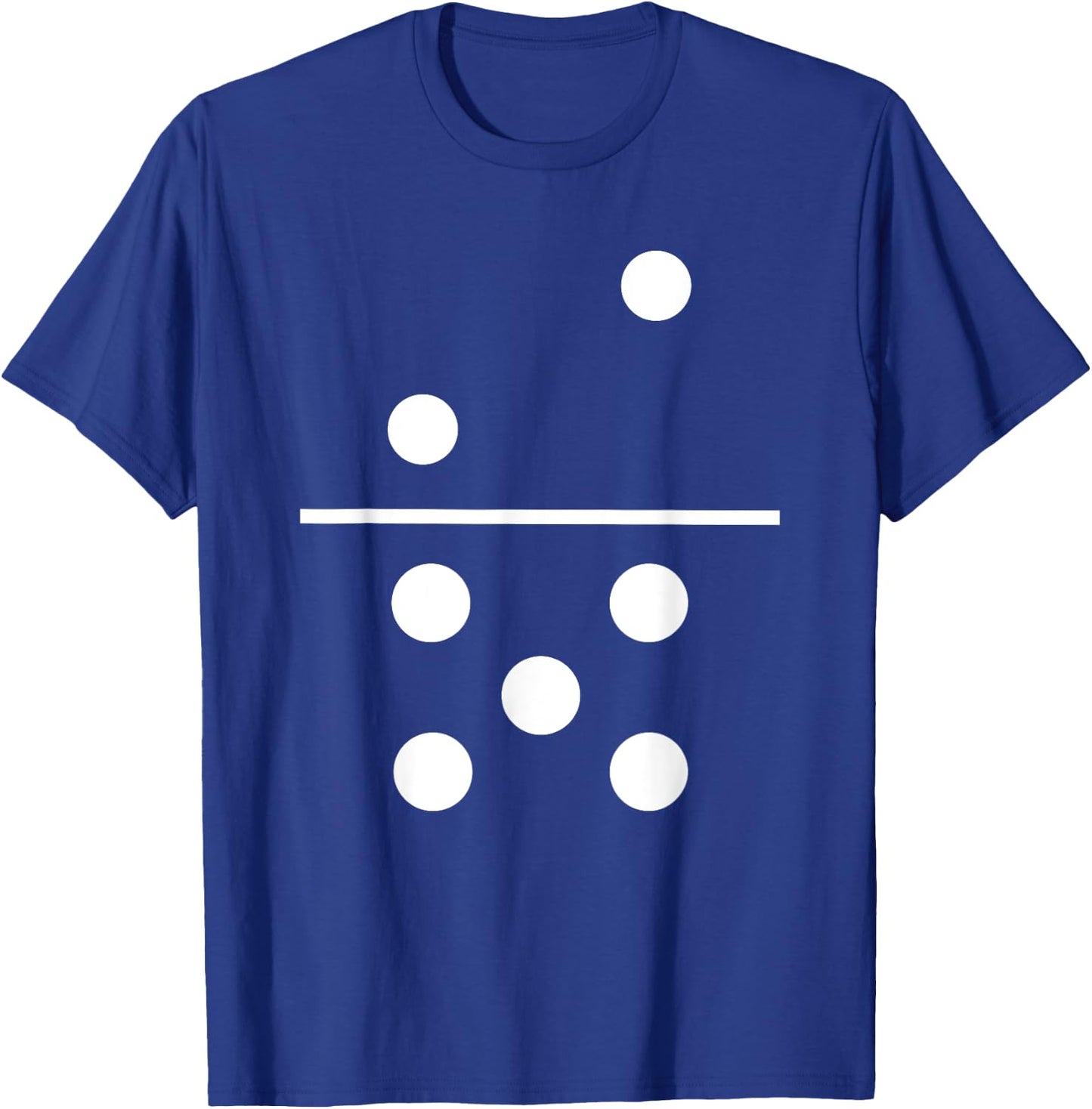 Domino 2 and 5 Matching Halloween Group Costumes 2-5 T-Shirt - T-Shirt | Royal