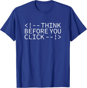 Cyber Security Awareness Month Cybersecurity Fun Nerdy T-Shirt - T-Shirt | Royal