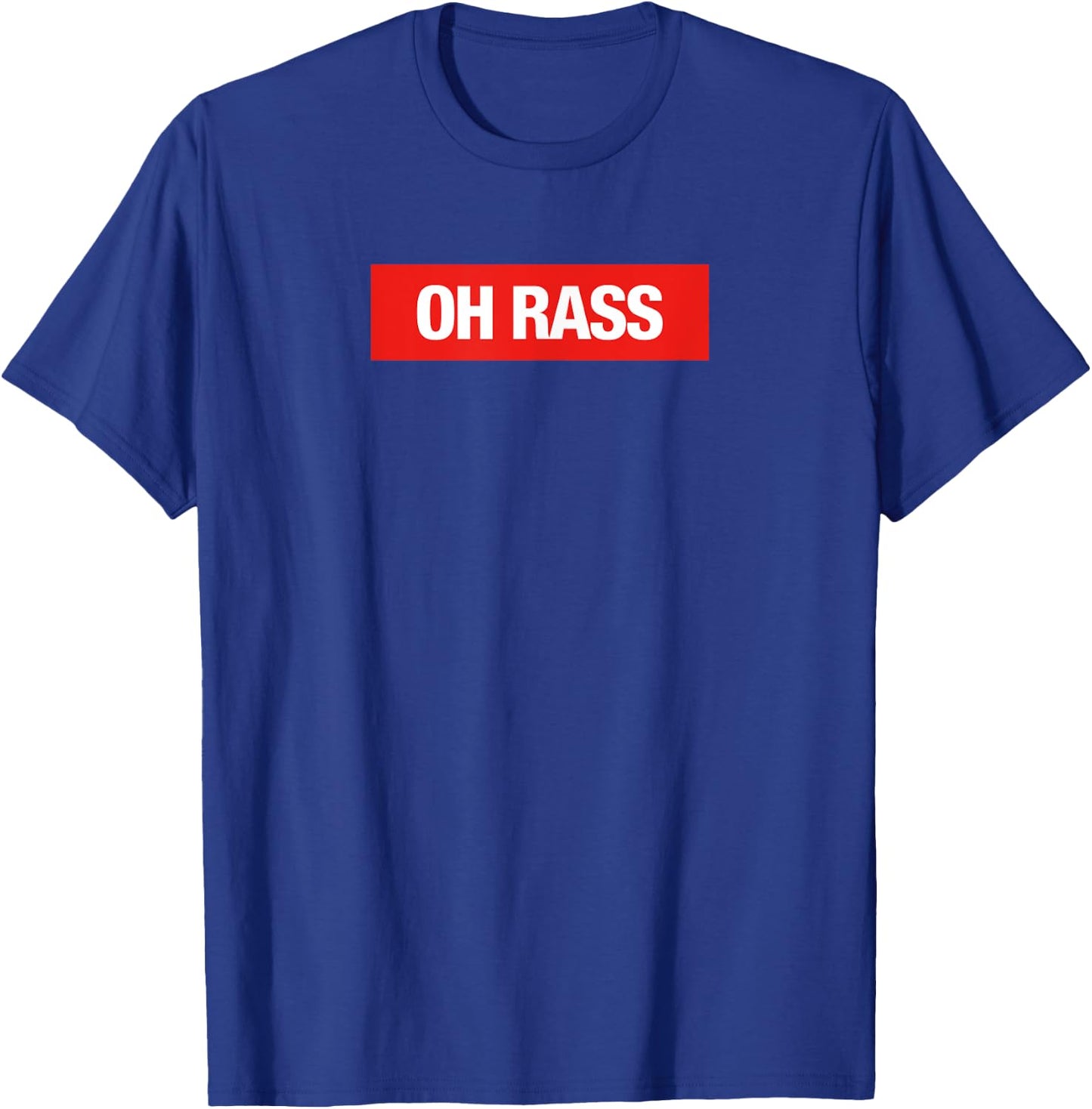 Soca Threads: Oh Rass Shirt T-Shirt - T-Shirt | Royal