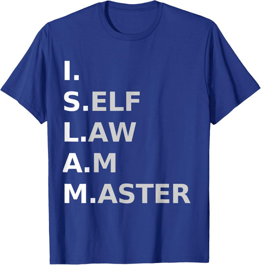 Moorish American "I Self Law Am Master" T-Shirt - T-Shirt | Royal