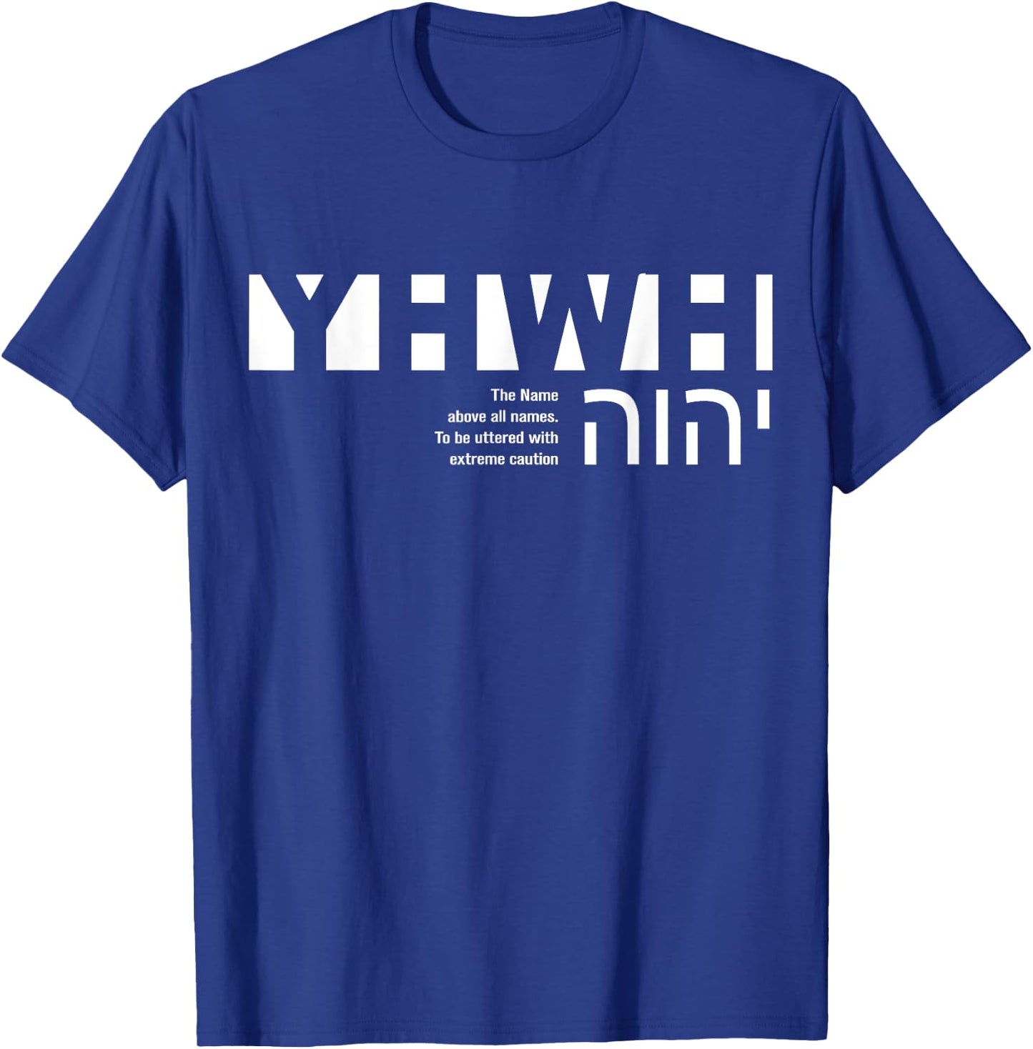 Yhwh T-Shirt - T-Shirt | Royal