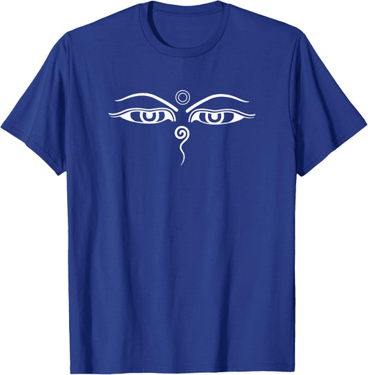 Buddha Eyes Buddhist Meditation Yoga T-Shirt - T-Shirt | Royal