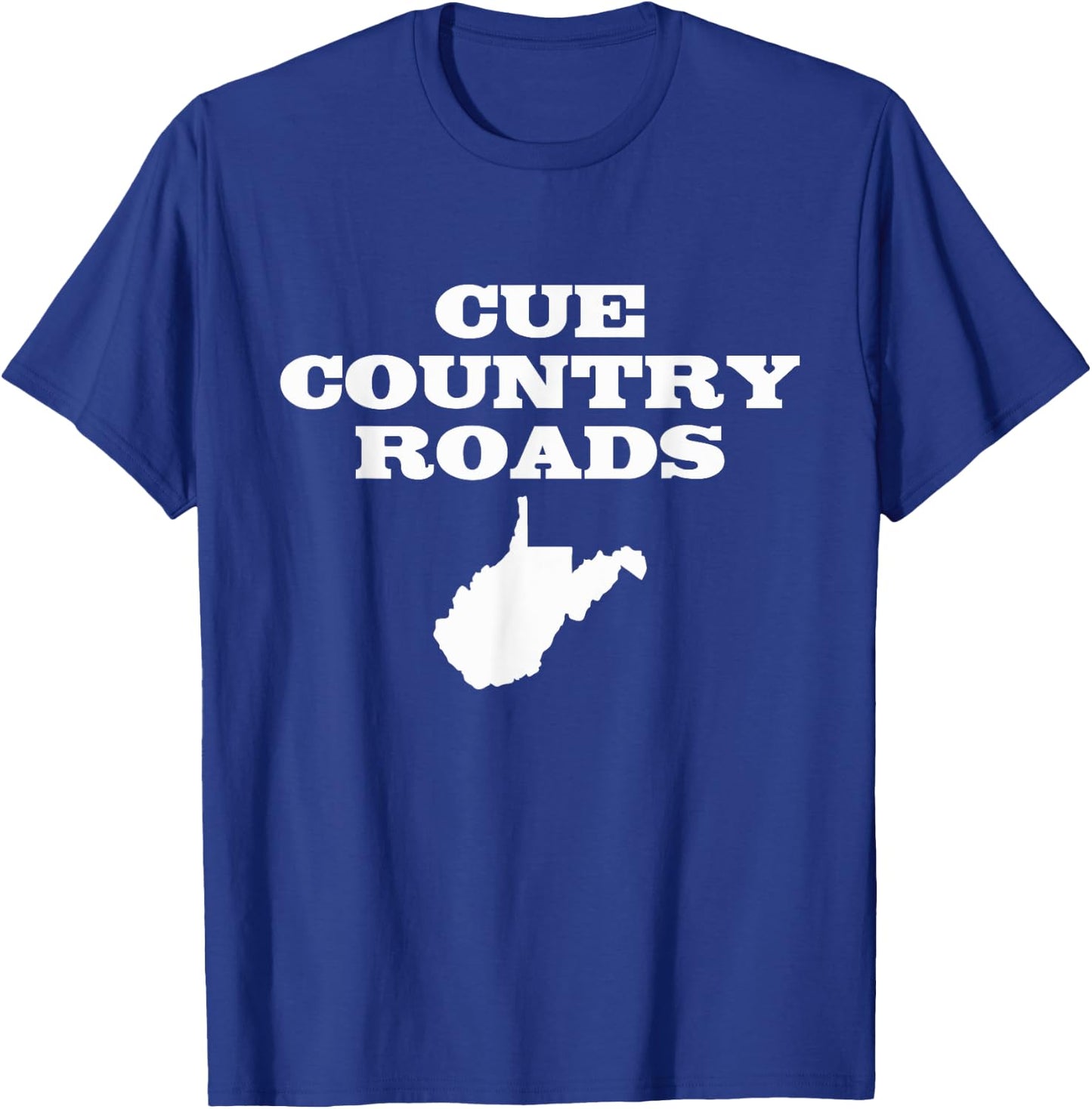 Cue Country Roads T-Shirt - T-Shirt | Royal