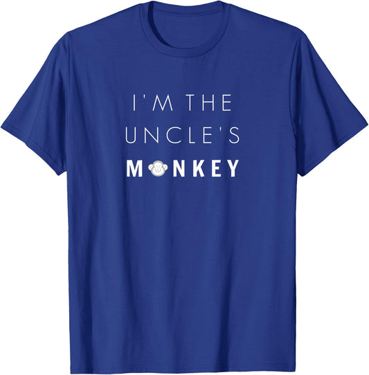 I'm the Uncle's Monkey Shirt, Funny Niece or Nephew Shirt T-Shirt - T-Shirt | Royal