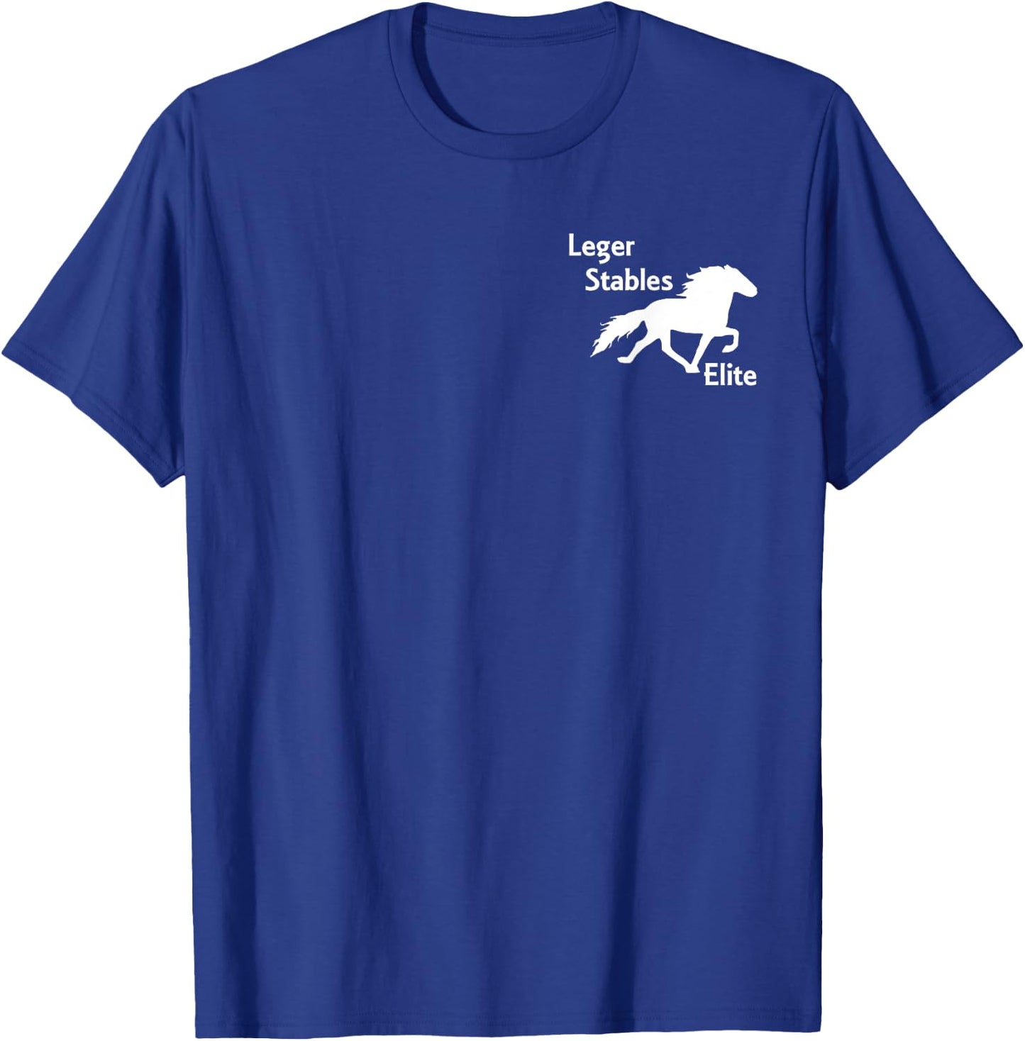 Leger Stables Elite Speed Racking Horse Logo Shirt T-Shirt - T-Shirt | Royal