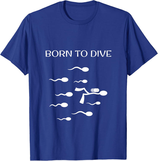 Diver Gift scuba diver, diving holidays by the sea, diving T-Shirt - T-Shirt | Royal