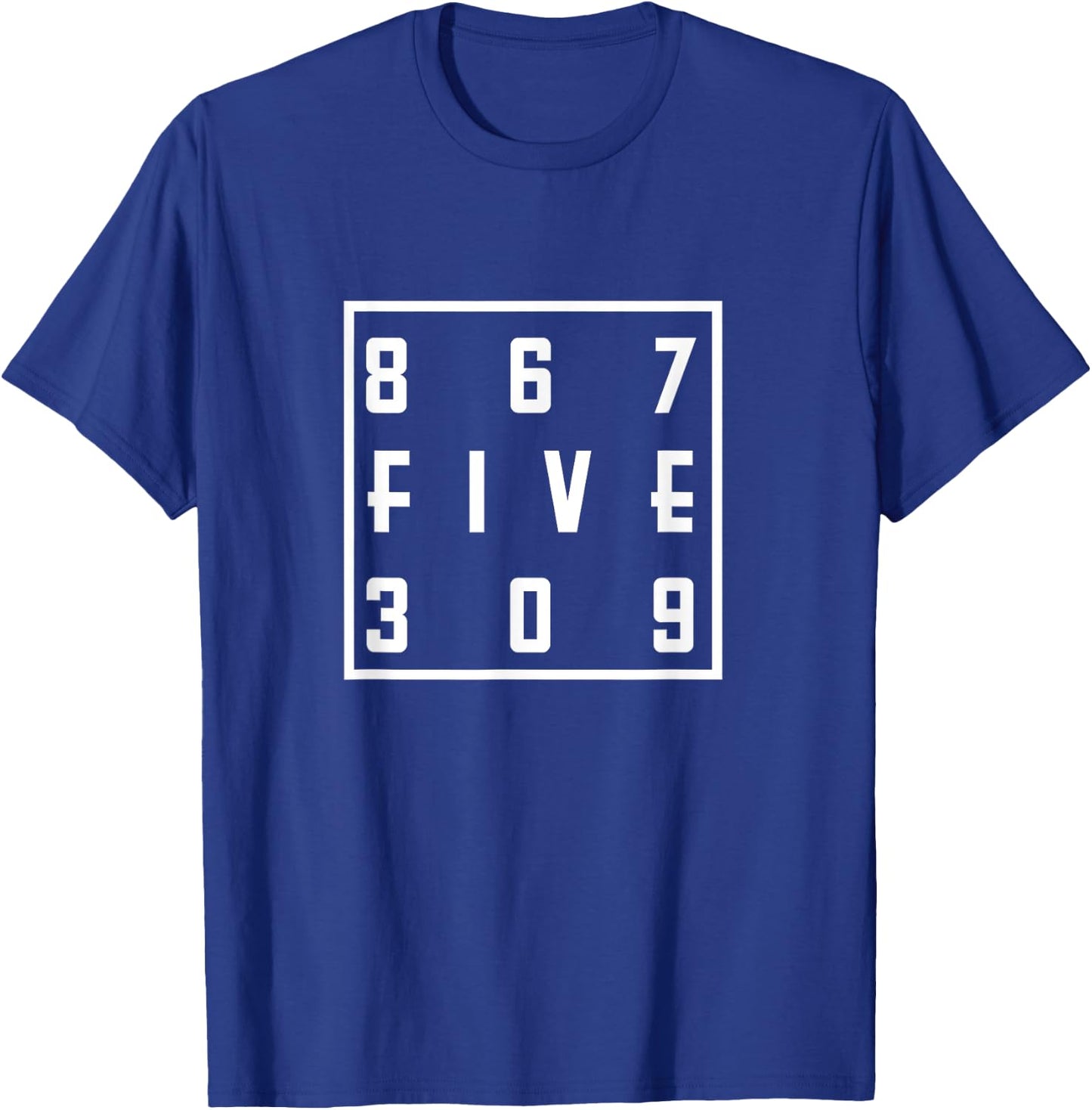 8675309 80s Pop Song Nostalgic Retro T-Shirt - T-Shirt | Royal