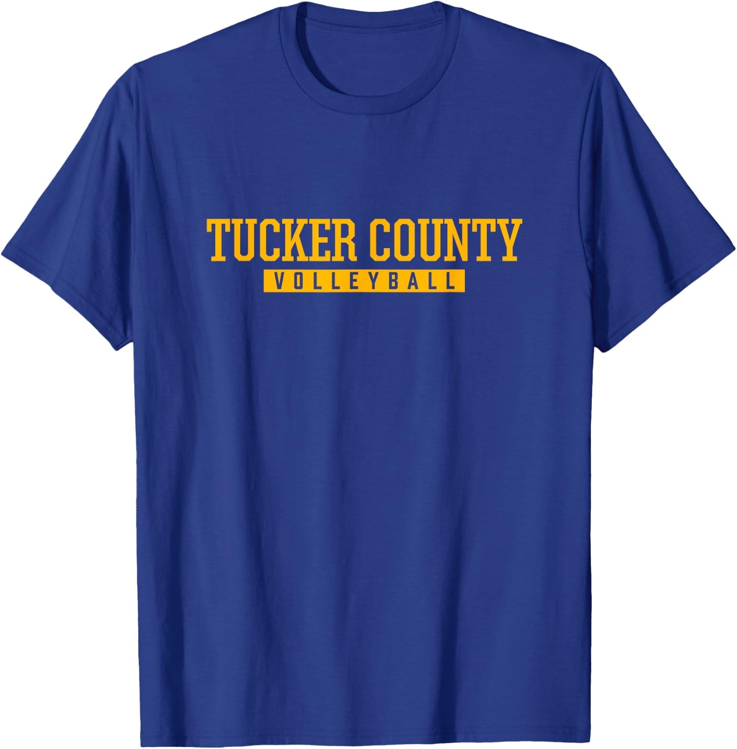 Tucker County High School Volleyball T-Shirt - T-Shirt | Royal